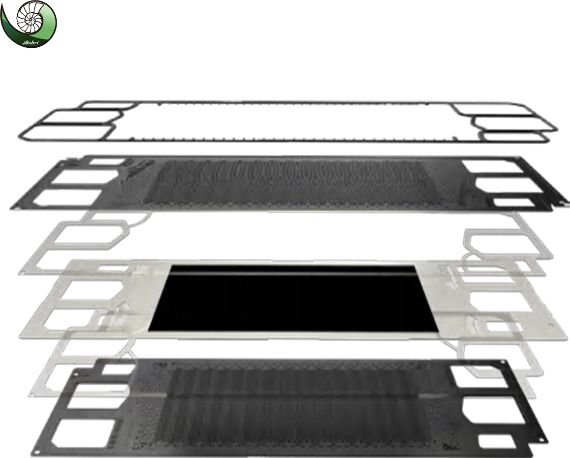 Plăci bipolare metalice D09 20-120 kW pentru stivă de pile de combustie