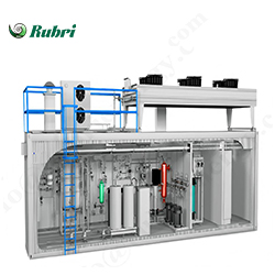 Sistem de producere a hidrogenului prin electroliză alcalină a apei de 500 Nm³/h și 2500 KW