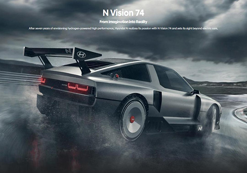 Supermașina Hyundai N74 pe bază de hidrogen este așteptată să debuteze în 2026